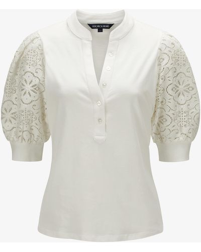 Veronica Beard Coralee T-Shirt - Weiß