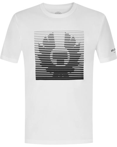 Belstaff Graphic T-Shirt - Weiß