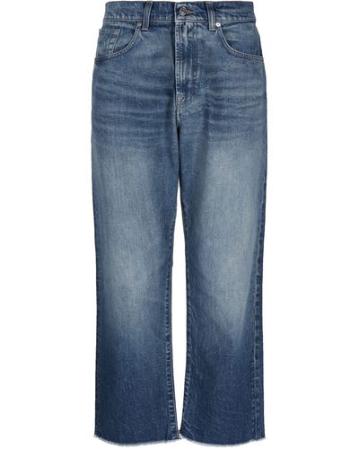 7 For All Mankind Slouchy 7/8-Jeans Crop - Blau