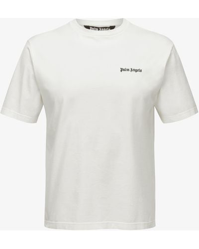 Palm Angels T-Shirt Slim Fit - Weiß