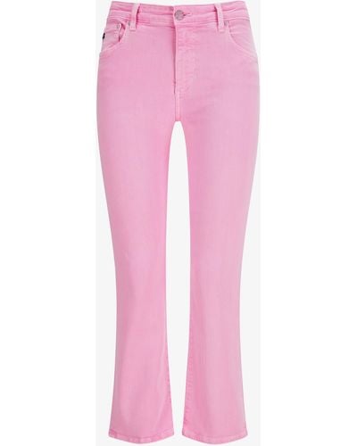 AG Jeans Jodi Crop 7/8-Jeans High Rise Slim Flare - Pink