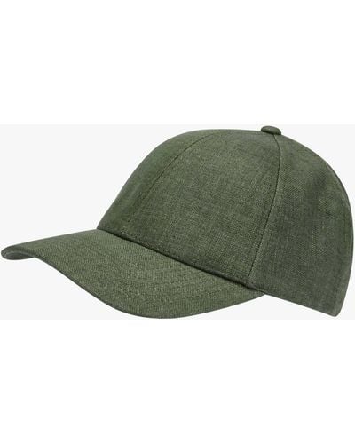 Varsity Headwear Leinen-Cap - Grün