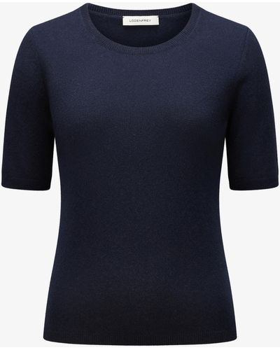 Lodenfrey Cashmere-Strickshirt - Blau