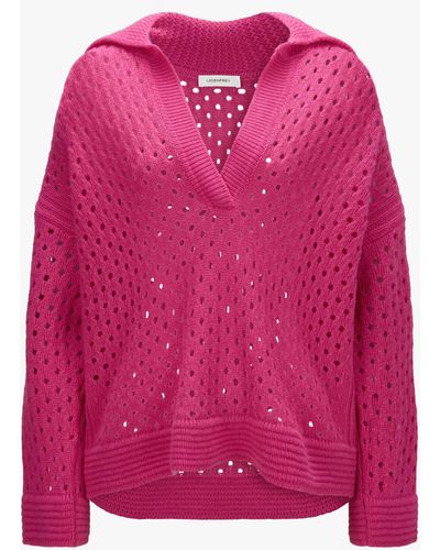 Lodenfrey Cashmere-Pullover - Pink