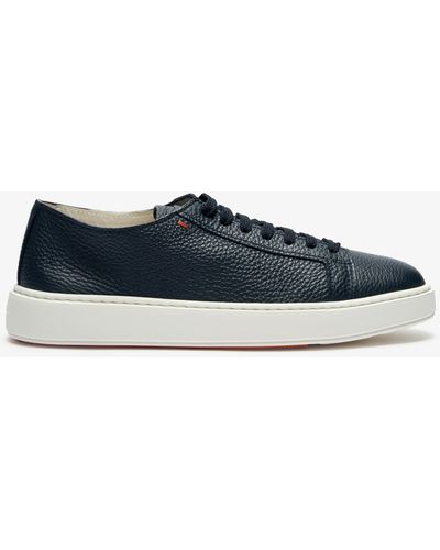 Santoni Clean Icon Sneaker - Blau