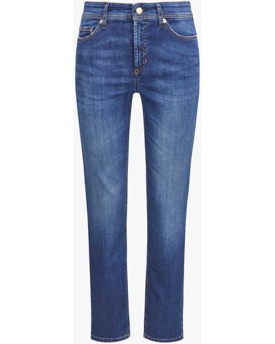 Cambio Piper 7/8-Jeans Cropped - Blau