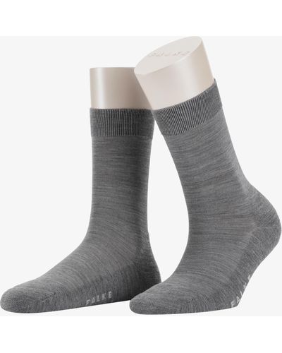 FALKE ClimaWool Strümpfe - Grau