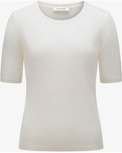 Lodenfrey Cashmere-Strickshirt - Weiß