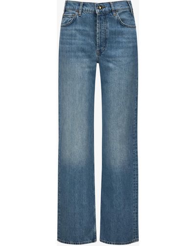 Anine Bing Gavin Jeans Relaxed Straight Fit - Blau