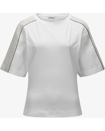 Brunello Cucinelli T-Shirt - Weiß