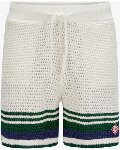 Casablancabrand Strick-Shorts - Grün