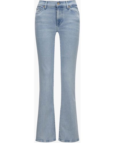 7 For All Mankind Bootcut Jeans - Blau