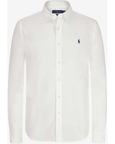 Polo Ralph Lauren Casualhemd Custom Fit Cotton Stretch - Weiß
