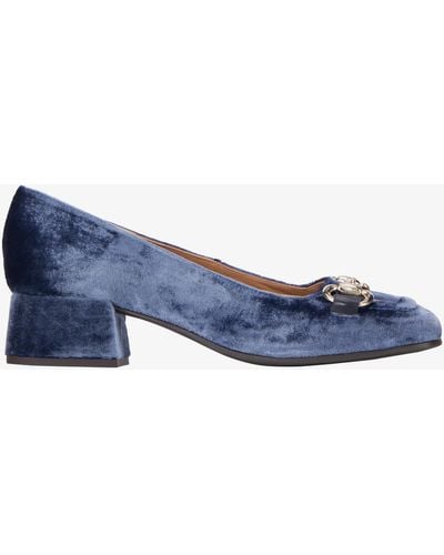 Pedro Miralles Velvet Trachten-Pumps - Blau