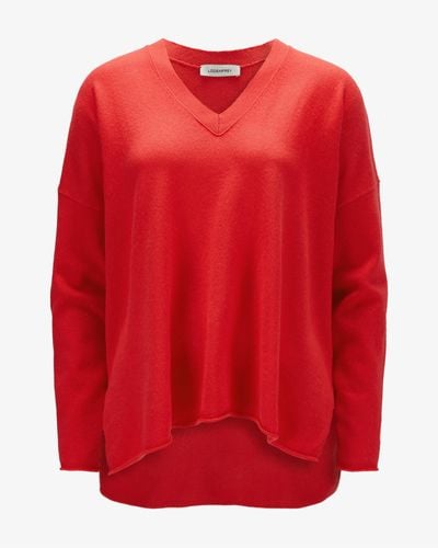 Lodenfrey Cashmere-Pullover - Rot
