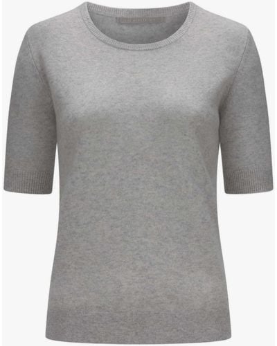 The Mercer N.Y. Cashmere-Shirt - Grau