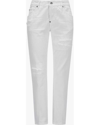 DSquared² Cool Girl 7/8 Jeans - Weiß