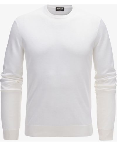 Zegna Pullover - Weiß