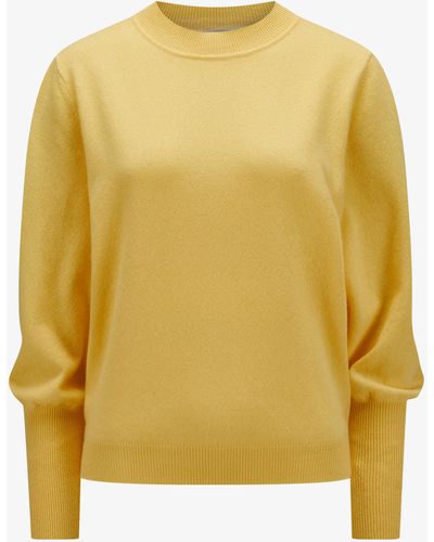 ODEEH Cashmere-Pullover - Gelb