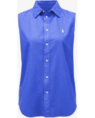 Polo Ralph Lauren Hemdblusen-Top - Blau