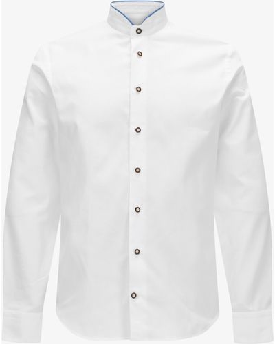 Van Laack Renos Trachtenhemd Slim Fit - Weiß