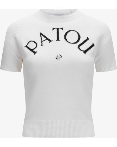 Patou Strick-Shirt - Grau