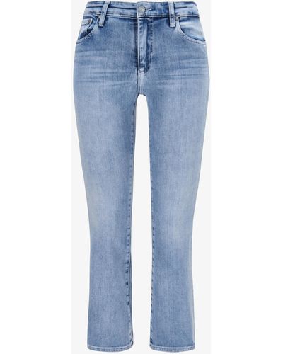 AG Jeans Jodi 7/8-Jeans High Rise Slim Fit Flare Crop - Blau