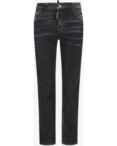 DSquared² Cool Girl 7/8-Jeans - Grau