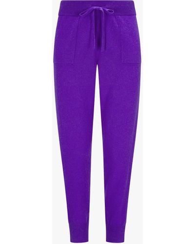 The Mercer N.Y. Cashmere-Loungehose - Lila