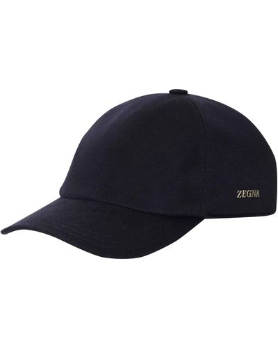 Zegna Oasi Cashmere-Cap - Blau