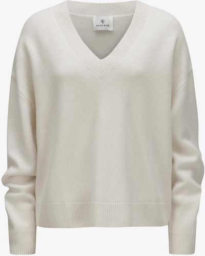 Anine Bing Cashmere-Pullover - Weiß