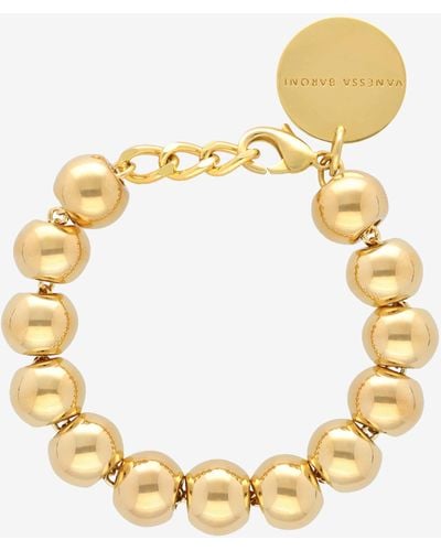 Vanessa Baroni Mini Beads Armband - Mettallic
