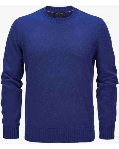 Gran Sasso Cashmere-Pullover - Blau