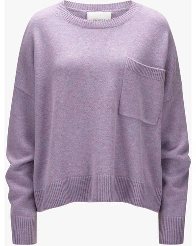 Lisa Yang Andie Cashmere-Pullover - Lila
