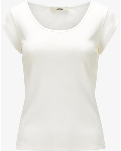 ODEEH Strickshirt - Weiß