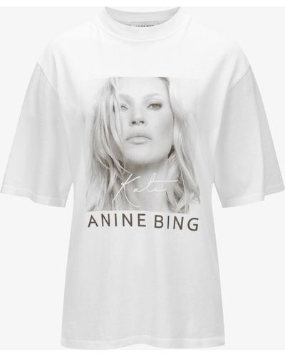 Anine Bing Kate Moss T-Shirt - Weiß