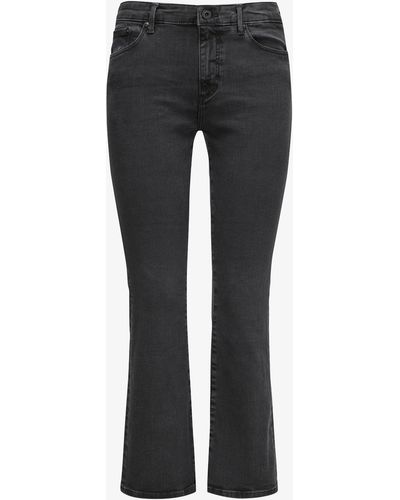AG Jeans Jodi 7/8 Jeans High Rise Slim Flare Crop - Schwarz