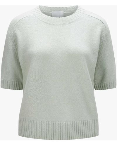 Allude Cashmere-Strickshirt - Grau