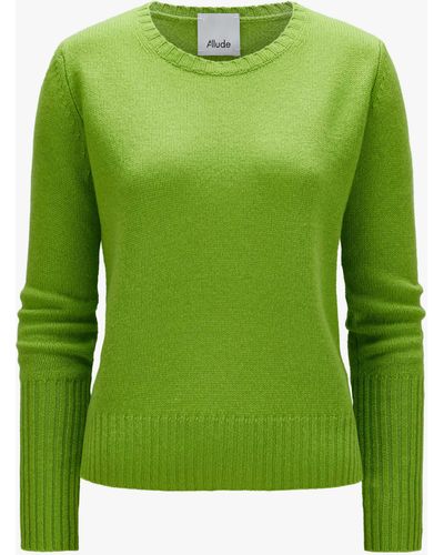 Allude Cashmere-Pullover - Grün