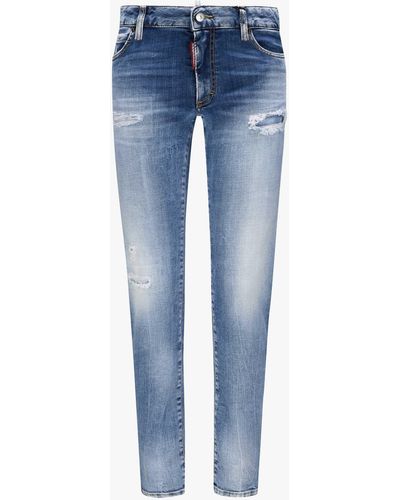 DSquared² Jeans Medium Waist Skinny - Blau