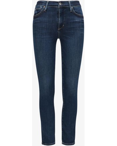 Citizens of Humanity Rocket 7/8-Jeans Mid Rise Skinny Ankle - Blau