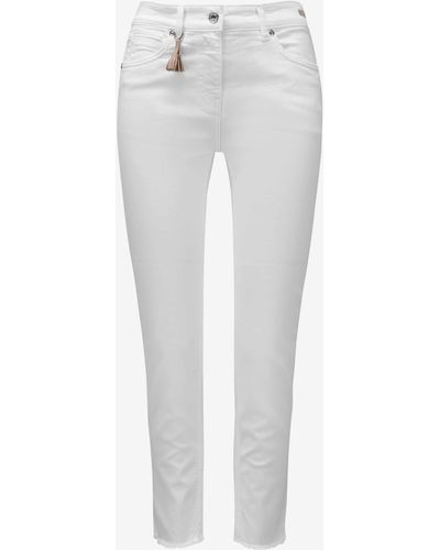 Pamela Henson Cinq 7/8-Jeans Slim Fit - Weiß