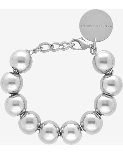 Vanessa Baroni Beads Armband - Weiß