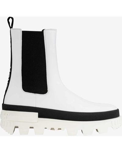 Moncler Coralyne Chelsea-Boots - Weiß