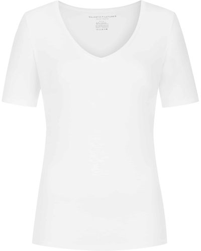 Majestic Filatures T-Shirt - Weiß