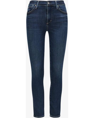 Citizens of Humanity Rocket 7/8-Jeans Mid Rise Skinny Ankle - Blau