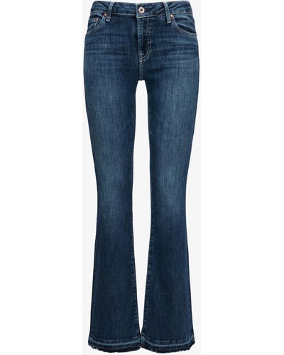AG Jeans Low Legging Bootcut Jeans - Blau