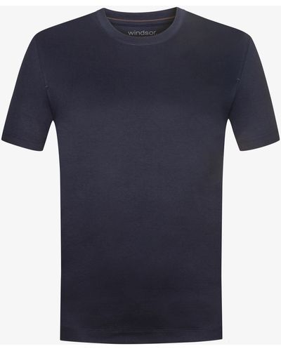 Windsor. Gabriello T-Shirt - Blau