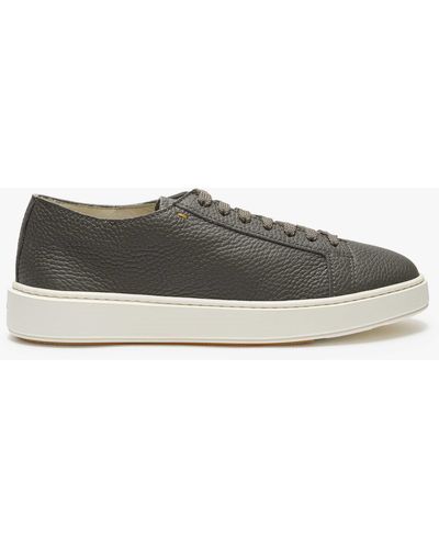 Santoni Clean Icon Sneaker - Grau