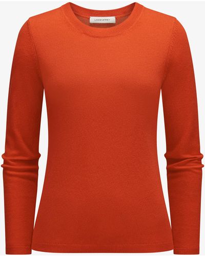 Lodenfrey Cashmere-Pullover - Orange